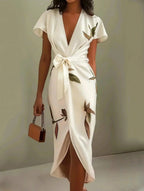 Harrow Julianne wrap dress for women in summer, featuring a stylish design with flattering fit and lightweight fabric.