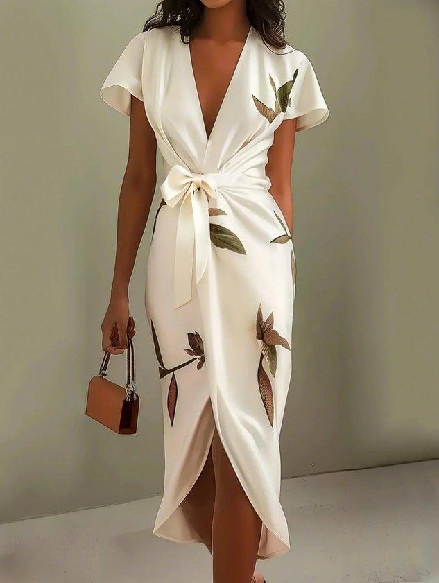 Harrow Julianne wrap dress for women in a stylish summer design, featuring a flattering fit and vibrant pattern.