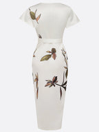 Harrow Julianne wrap dress for women, stylish summer dress with a flattering fit and vibrant pattern, perfect for warm-weather wear.