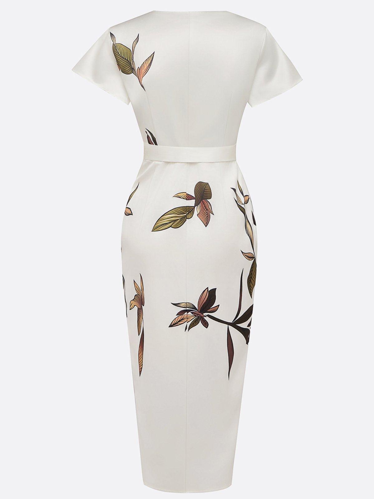 Harrow Julianne wrap dress for women, stylish summer dress with a flattering fit and vibrant pattern, perfect for warm-weather wear.