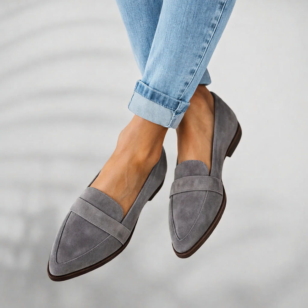 Harrow Kaitlyn women's slip-on flat loafers with sleek toe design, comfortable and stylish for everyday wear