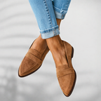 Harrow Kaitlyn slip-on flat loafers for women with sleek toe design, comfortable casual footwear, perfect for everyday wear