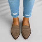 Harrow Kaitlyn women's slip-on flat loafers with sleek toe design, comfortable and stylish for everyday wear.