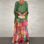 Elegant long flowing summer dress for women by Harrow, featuring a casual, breezy design perfect for warm weather.