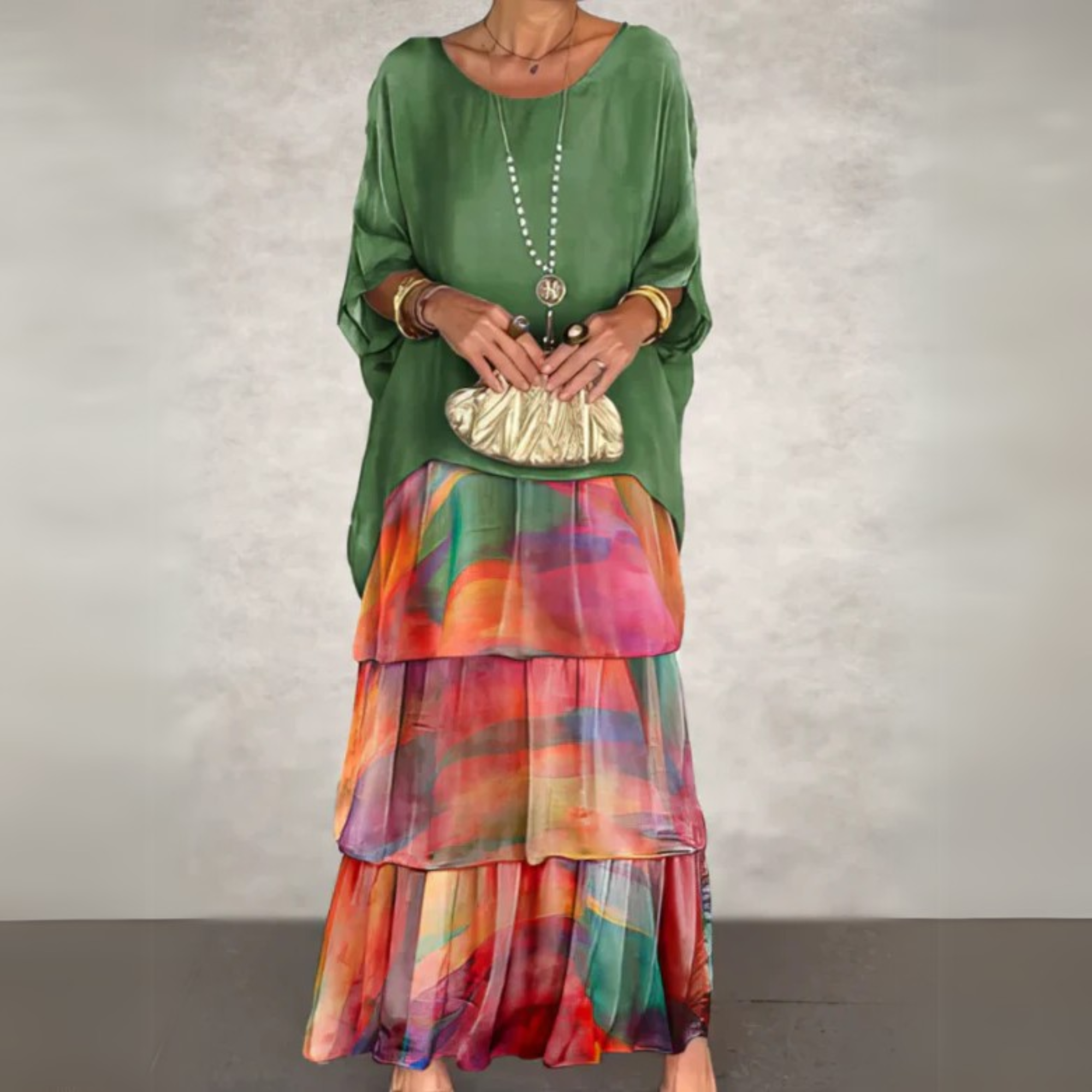 Elegant long flowing summer dress for women by Harrow, featuring a casual, breezy design perfect for warm weather.