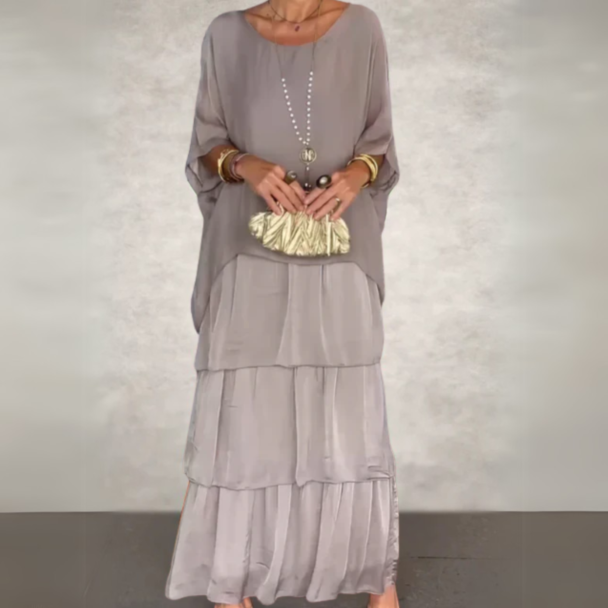 Harrow Kali casual summer dress for women, long flowing fabric with a stylish, relaxed fit perfect for warm weather.