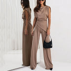 Harrow Khloe elegant two-piece co-ord set for women, featuring a stylish top and matching pants in a sophisticated design.