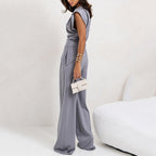 Harrow Khloe elegant two-piece co-ord set for women, featuring a stylish top and matching pants in soft fabric.