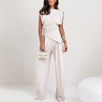 Harrow Khloe elegant two-piece co-ord set for women, featuring a stylish top and matching pants in a sophisticated design.