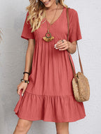 Elegant summer dress by Harrow featuring tummy control design and belly coverage for women, perfect for warm weather.