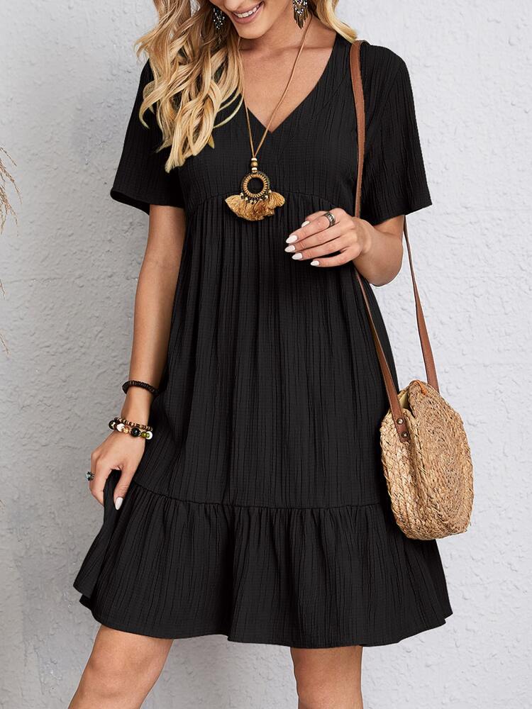 Elegant summer dress by Harrow featuring tummy control design and belly coverage for women, shown in a stylish silhouette.