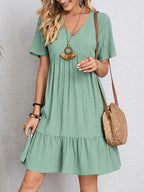 Elegant Kim Tummy Control Dress for Women by Harrow, summer dress featuring belly coverage and a flattering fit.
