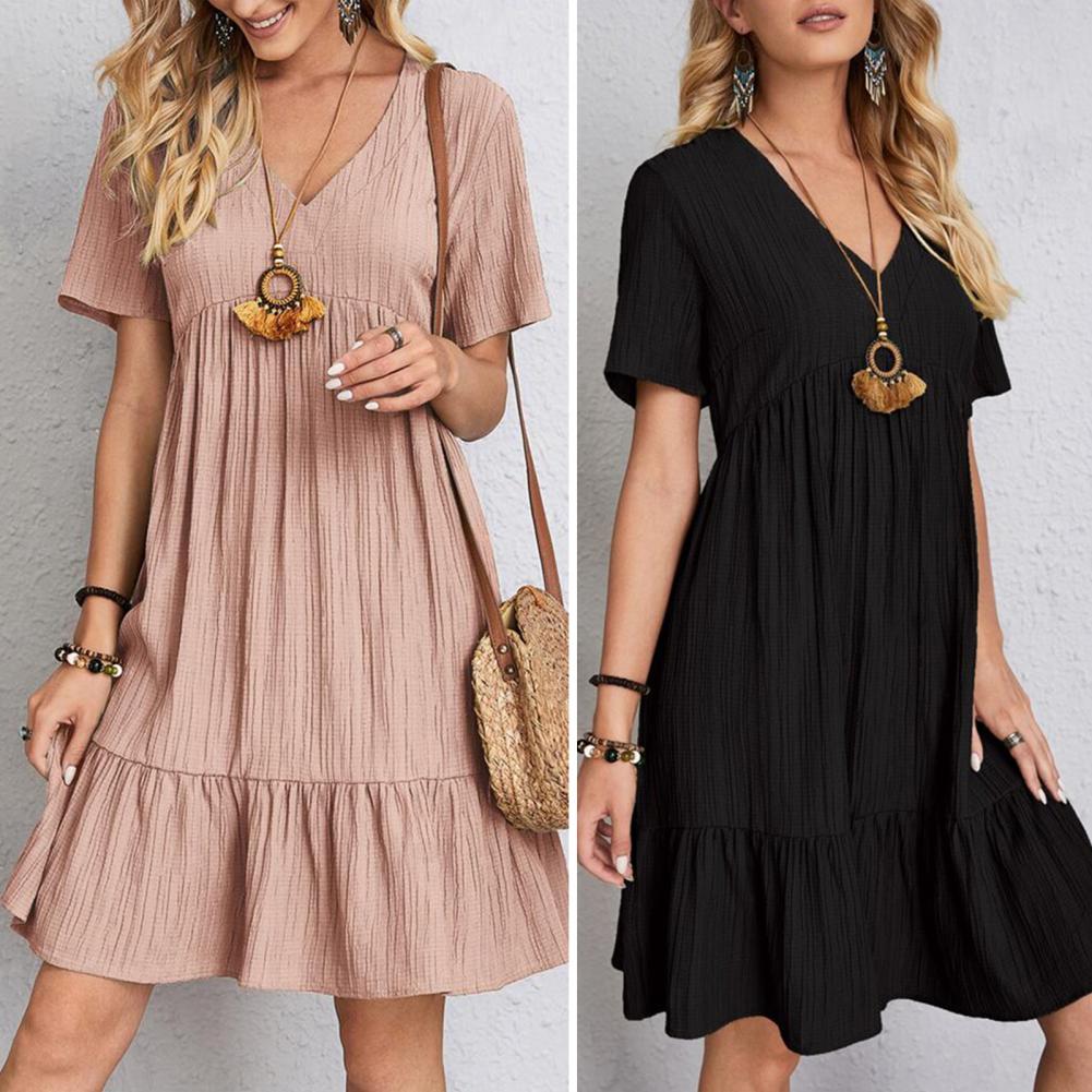 Harrow Kim summer tummy control dress for women, elegant design with belly coverage, perfect for warm weather occasions.
