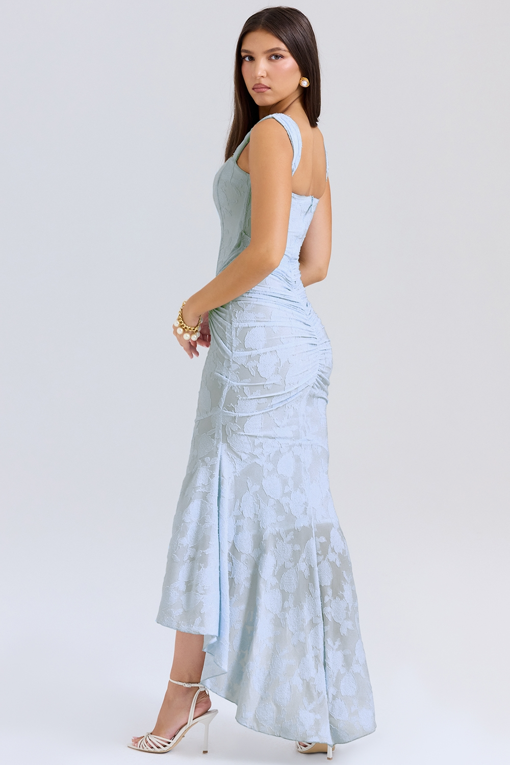 Alexia | Elegant Lace Wedding Guest Maxi Dress for Women