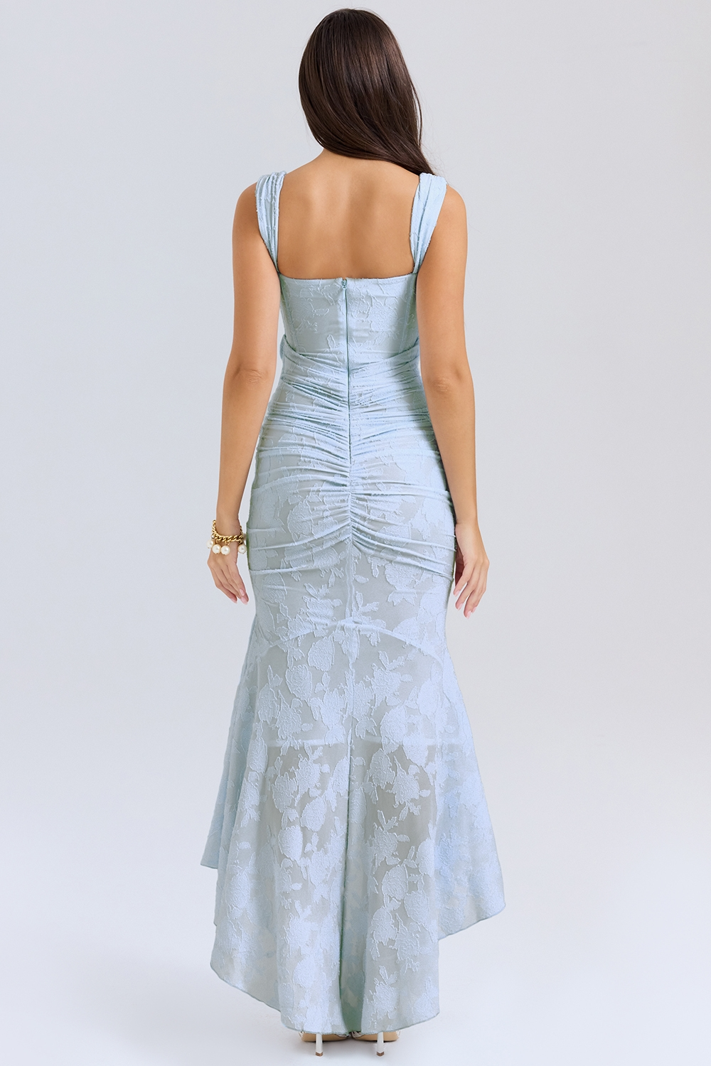Alexia | Elegant Lace Wedding Guest Maxi Dress for Women