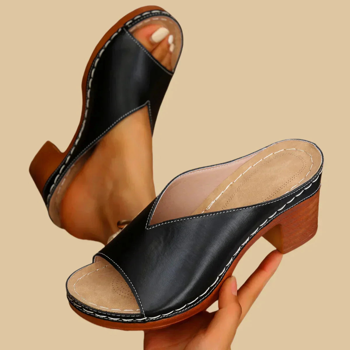Harrow Lisa cushioned wedge sandals for women, featuring a summer-ready design with comfortable straps and a stylish heel.