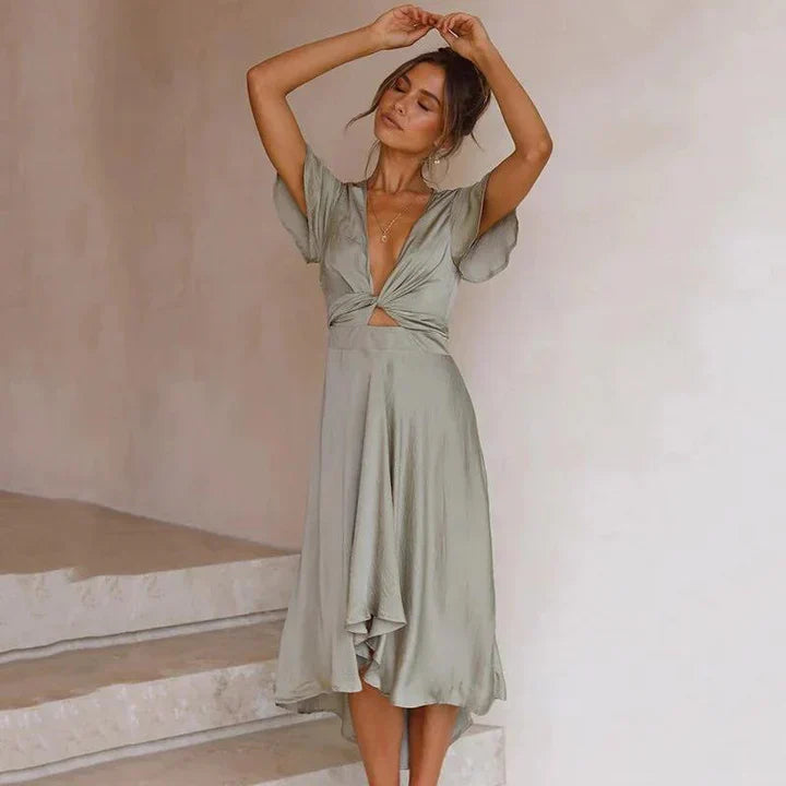 Alfreda | Elegant Cocktail Mini Dress for Women