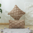 Boho Velvet Pillow Cover Soft Touch Geometric Pattern Cushion Cover for Living Room