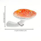 Floating Mushroom Wall Shelf Resin Decorative Nature-Inspired Small Display 10.5x7.5 cm