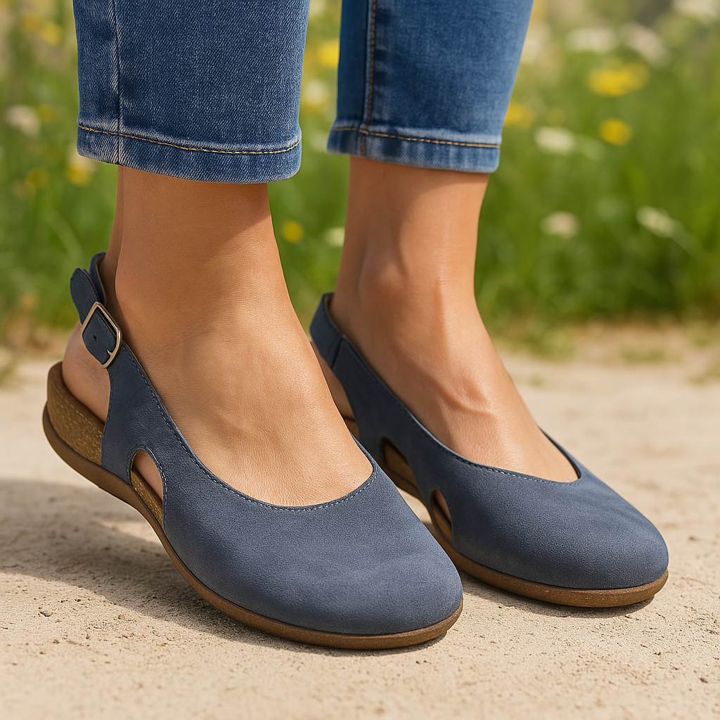 Harrow Margaret supportive comfort sandals for women featuring cushioned straps and a sturdy sole, ideal for all-day wear.