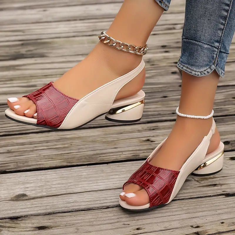 Harrow Melanie leather comfort sandals for women, featuring open-toe design and cushioned straps for summer wear.