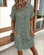 Harrow Melissa summer day dress for women, lightweight and casual, featuring a relaxed fit and breezy fabric ideal for warm weather.