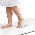 Memory Foam Bath Mat Non-Slip Quick-Dry Bathroom Rug Soft Absorbent Machine Washable