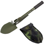 Tactical Folding Shovel Carbon Steel Multipurpose Compact Lightweight Outdoor Tool