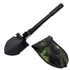 Tactical Folding Shovel Carbon Steel Multipurpose Compact Lightweight Outdoor Tool