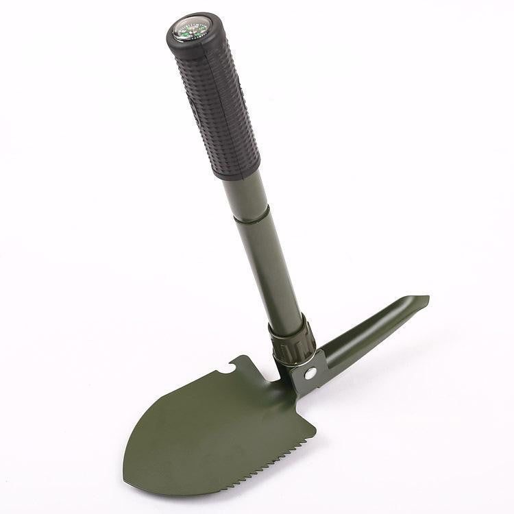 Tactical Folding Shovel Carbon Steel Multipurpose Compact Lightweight Outdoor Tool