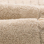 Minimalist Stripe Bath Mat Soft Flocking Microfiber Non-Slip Quick-Dry Rug 16x23.5 or 20x31.5 Inches