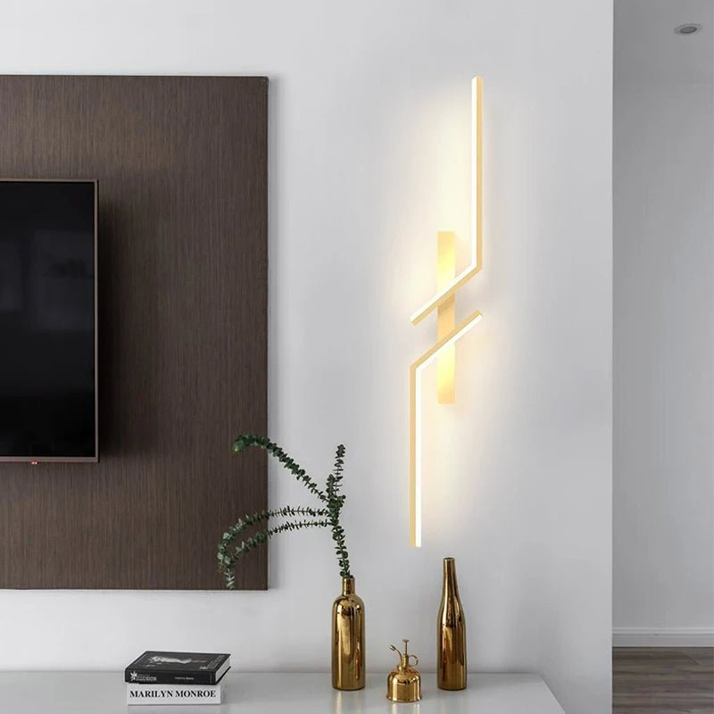 Harrow LED Wall Lamp Metal Acrylic Modern Strip Design 23.6"-39.4" 3000K-6000K Color Temperature
