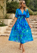Harrow Monica floral summer dress for women, featuring a vibrant floral pattern and elegant design, perfect for warm weather occasions.