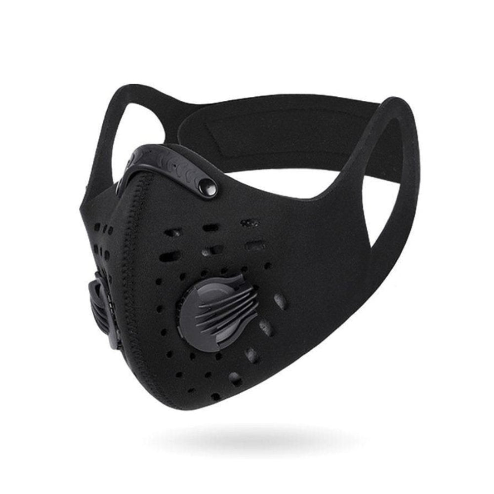 Neoprene Pollution Mask with Five-Layer Filtration Adjustable Size Reusable Breathable