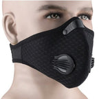 Neoprene Pollution Mask with Five-Layer Filtration Adjustable Size Reusable Breathable