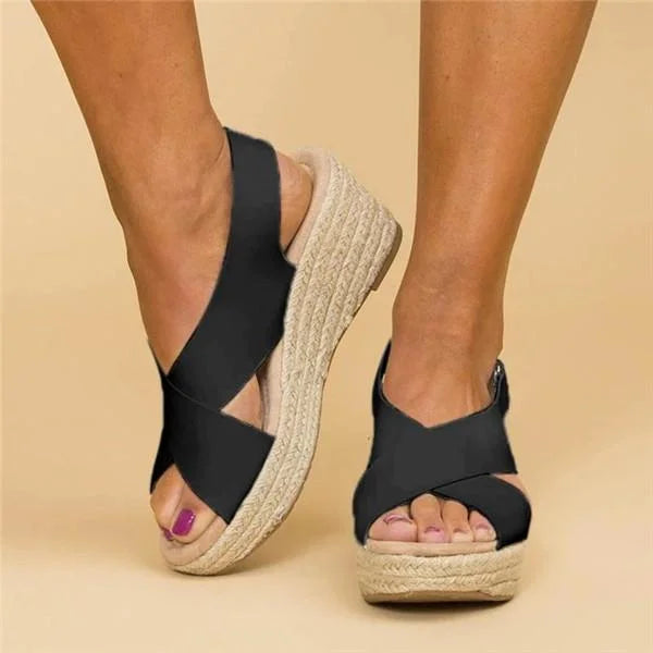 Harrow Neve cushioned Roman sandals for women featuring comfortable straps and summer-ready style.