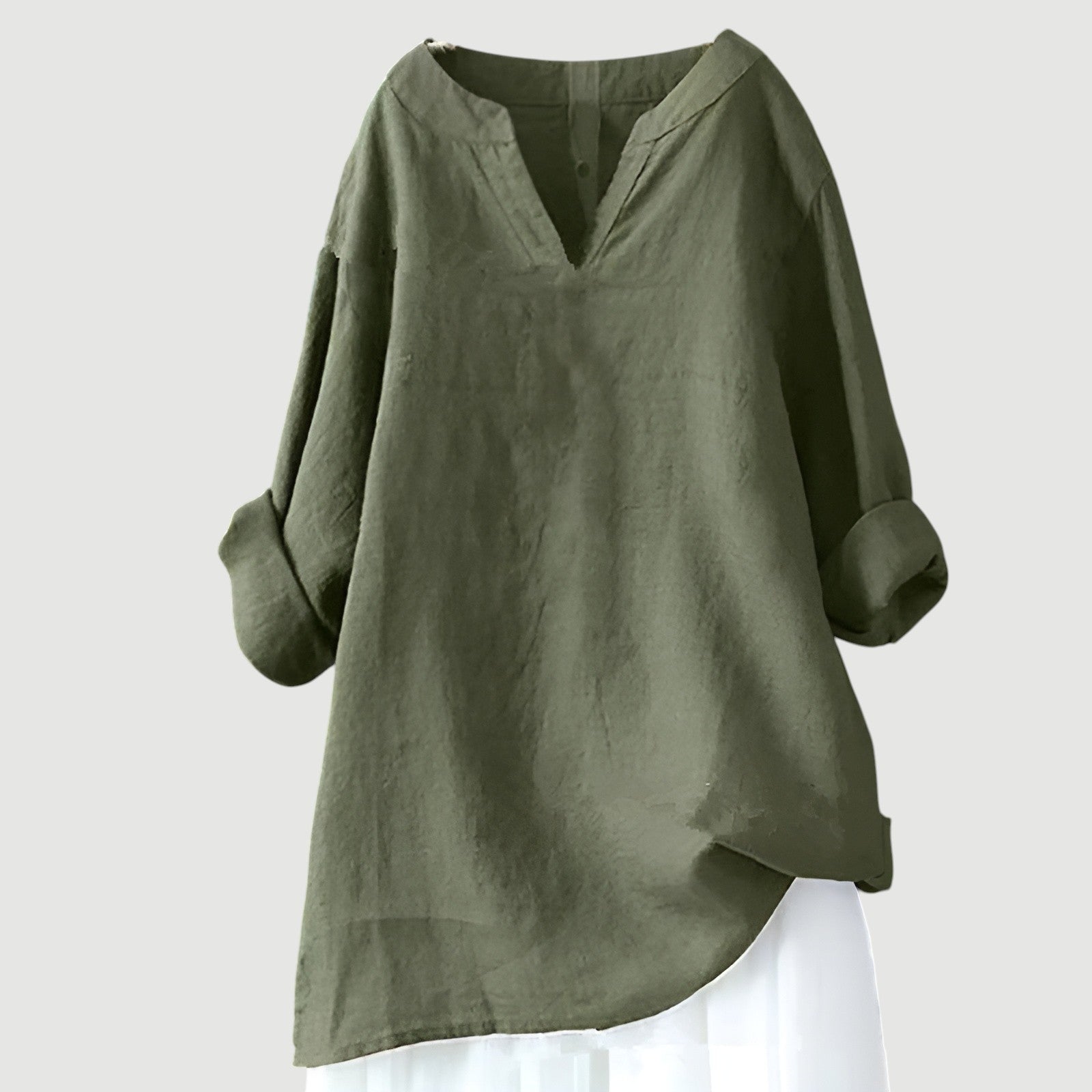 Harrow Nicole casual summer blouse for women, airy and comfortable lightweight top with short sleeves and relaxed fit.