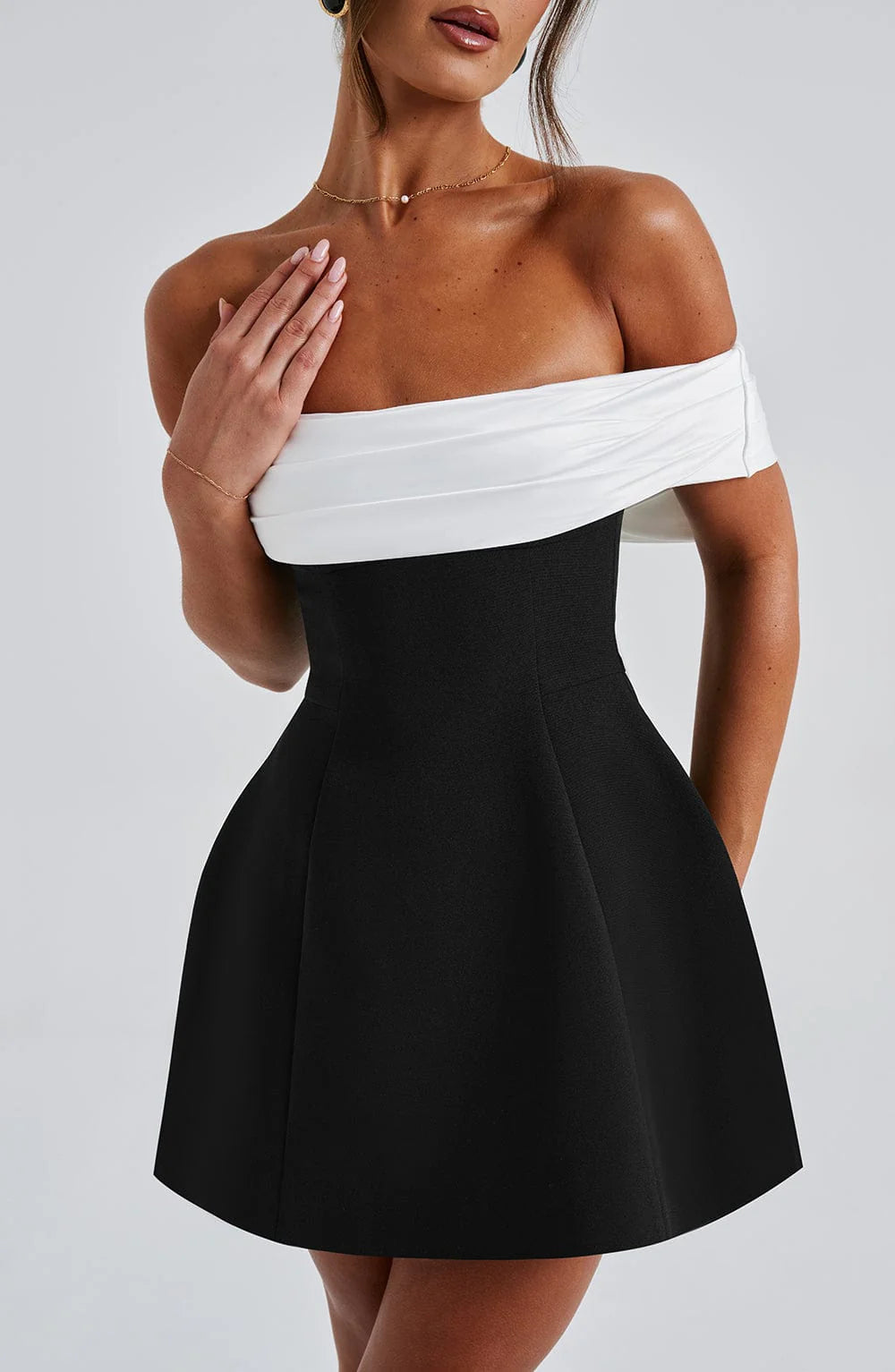 Alima | Elegant Mini Formal Evening Gown for Women