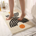 Non-Slip Bath Mat Ultra-Soft Microfiber Quick-Drying 16x24 Inch Machine Washable