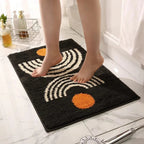 Non-Slip Bath Mat Ultra-Soft Microfiber Quick-Drying 16x24 Inch Machine Washable
