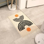 Non-Slip Bath Mat Ultra-Soft Microfiber Quick-Drying 16x24 Inch Machine Washable