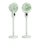 Height Adjustable Stand Fan with 8000mAh Battery, 4 Speeds, Swing, Timer, and Night Light