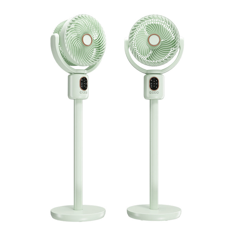 Height Adjustable Stand Fan with 8000mAh Battery, 4 Speeds, Swing, Timer, and Night Light