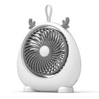 Creative Table Fan Animal Design USB Powered Compact Desk Fan