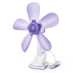 Leaf-Shaped Desk Fan Adjustable Speed Compact Portable Cooling Fan
