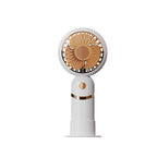 Portable Table Fan USB Powered Swiveling Head Compact Quiet Desk Fan
