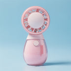 Rechargeable Compact Handheld Fan Quiet Motor Cute Cat Design Unisex