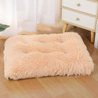 Unisex Cozy Pet Pillow Soft Fiber Non-Slip Machine Washable Cushion for Small and Medium Pets