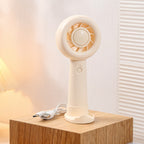 Portable Handheld Fan for Women USB Rechargeable with Gentle Airflow and 3 Speed Settings Compact and Lightweight