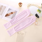 Women's Sporty Arm Sleeves Lightweight Breathable Fabric Flexible Fit